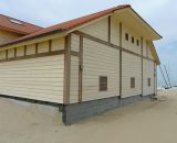 Применение фасадных панелей из древесины Accoya