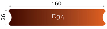 Сечение Karakum D34 26x160