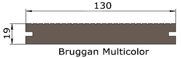 Сечение Bruggan Multicolor