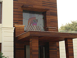 Экзотическая древесина для фасадов